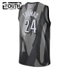 Brooklyn Nets Cam Thomas Nike 2024-25 City Edition Harmaa Pelipaidat Swingman - Lasten